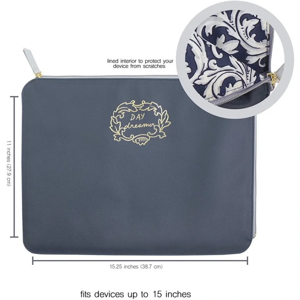 Molly Hatch Padded Laptop Bag with Storage Pouch